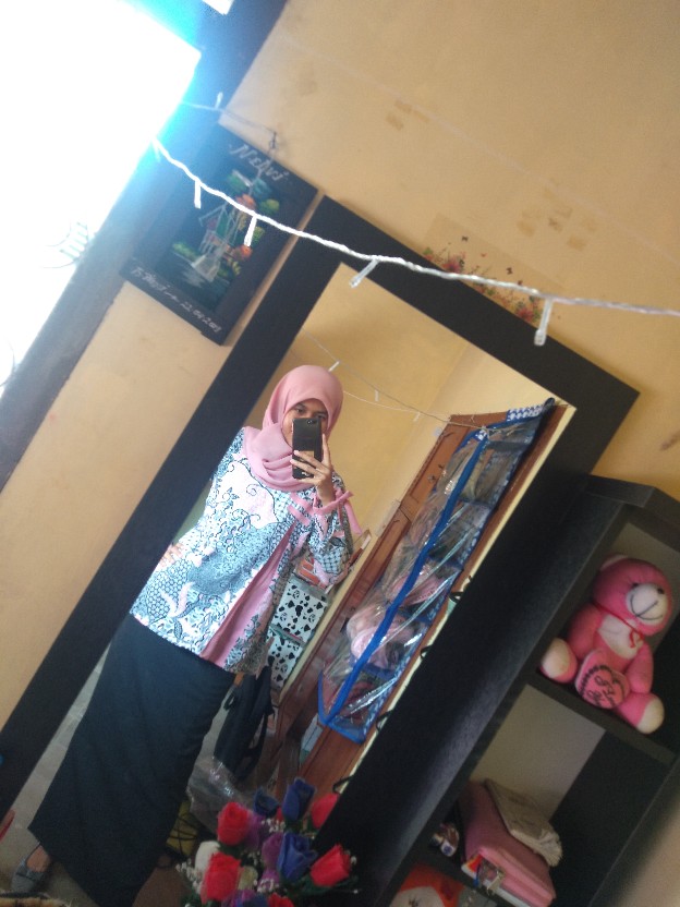 Tey-17 Batik Wanita Asj Sa Hrb026 Kenongo Kemeja Tosca Pendek