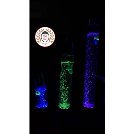 LAMPU RGB / Lampu Aquarium Kaca dengan 7 Warna Lampu / Lampu Hias Ruangan