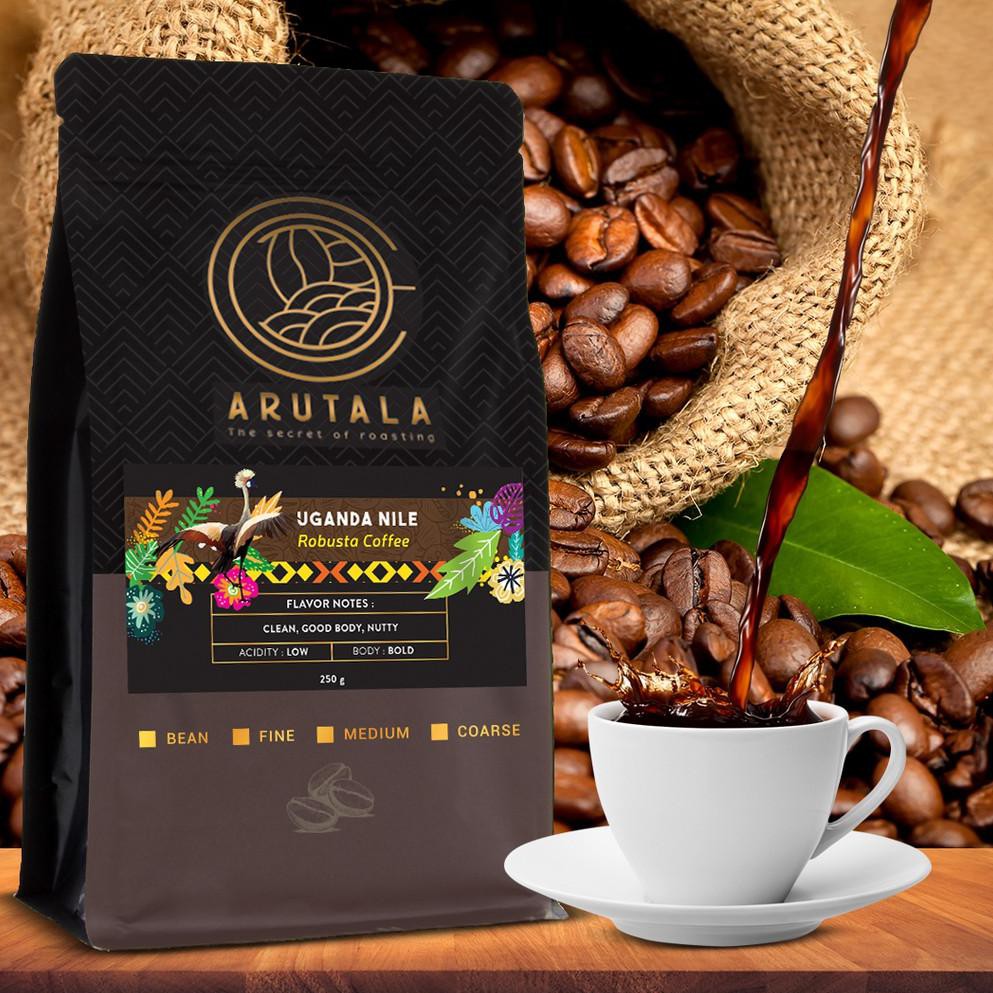 

Aneka4,,ARUTALA Kopi Uganda Nile Robusta 250 gram |terbaru.,...,!
