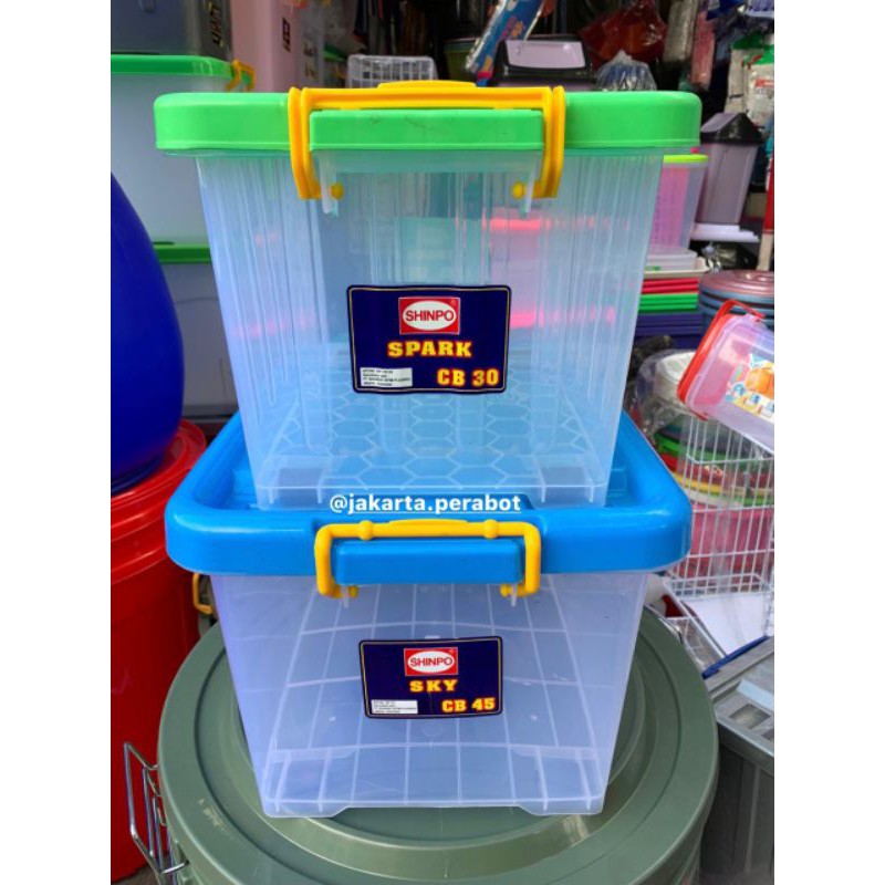 Shinpo-Container Box CB 30-45 Liter / Box Container / Box Plastik Serbaguna