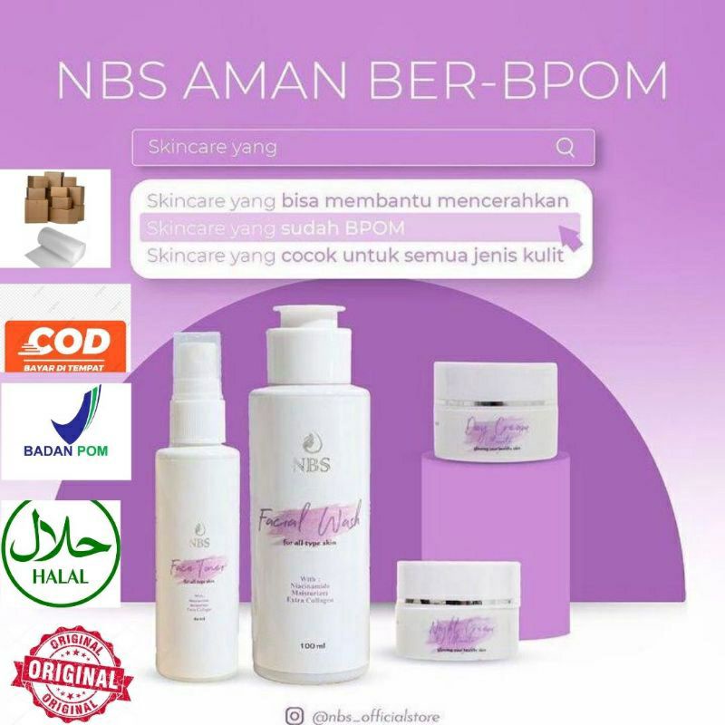 [BISA ECER] NBS SKINCARE ULTIMATE MENCERAHKAN WAJAH 100% ORI