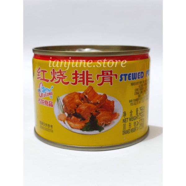 

Gulong Stewed Pork Chops Iga Paikut 256Gram / Pai Kut Kaleng