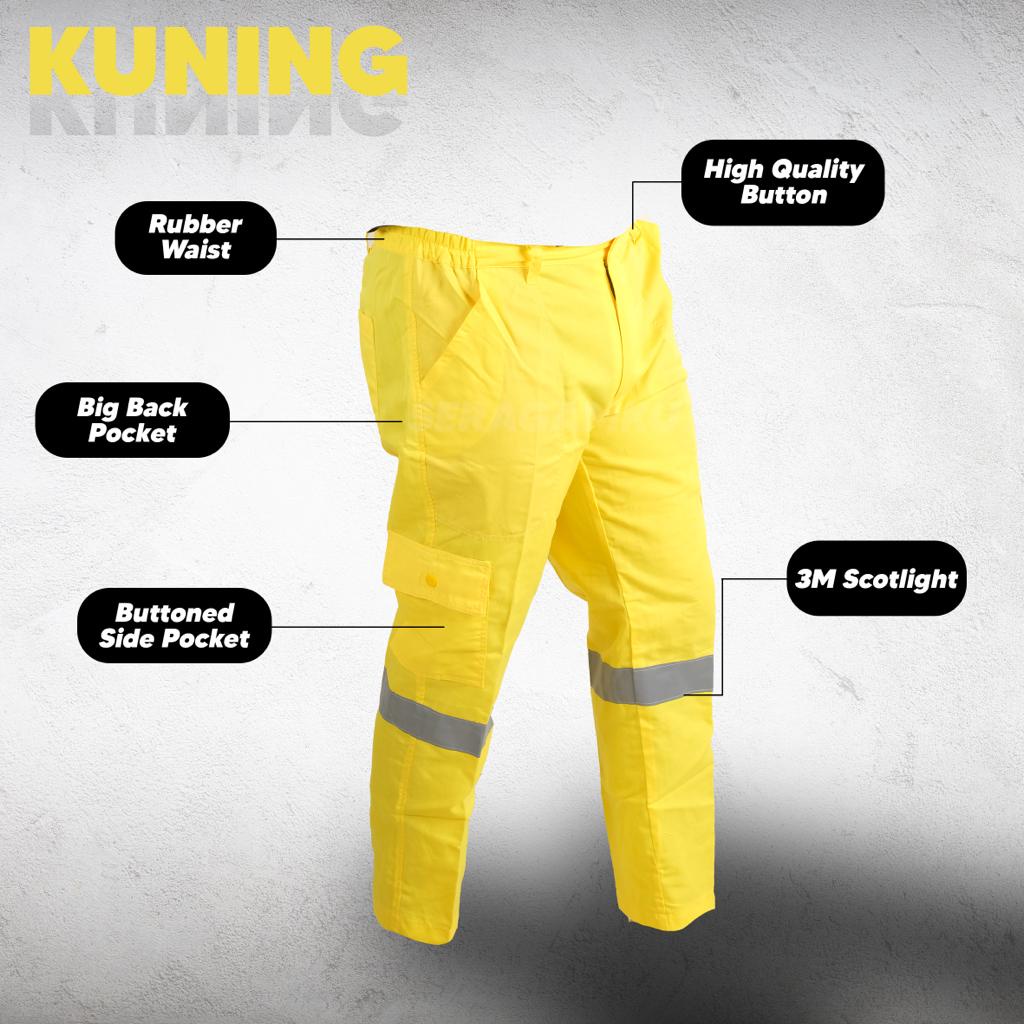 Wearpack Celana Werpack Safety Murah Celana Proyek Celana Kargo Kuning