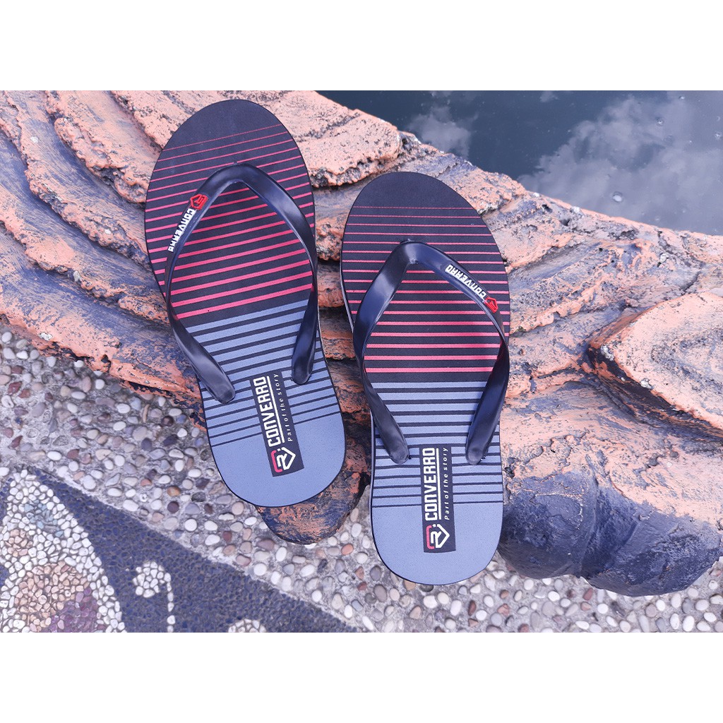 Termurah Sandal Jepit Converro Sendal Spons Pria Casual Sandal Distro Kekinian