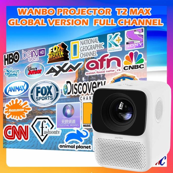 

Irled | Wanbo T2 Max Projector Global Ver 1080P 4K Proyektor Mini Portable Led