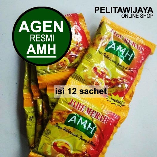 Agen Distributor Jahe Merah AMH Renceng Minuman Kesehatan Herbal Halal