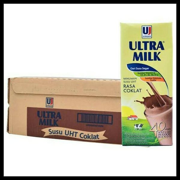 

Ultra Milk 200ml Plain Full Cream / Ultra UHT Full Cream 200ml 1 Dus isi 24 Pcs