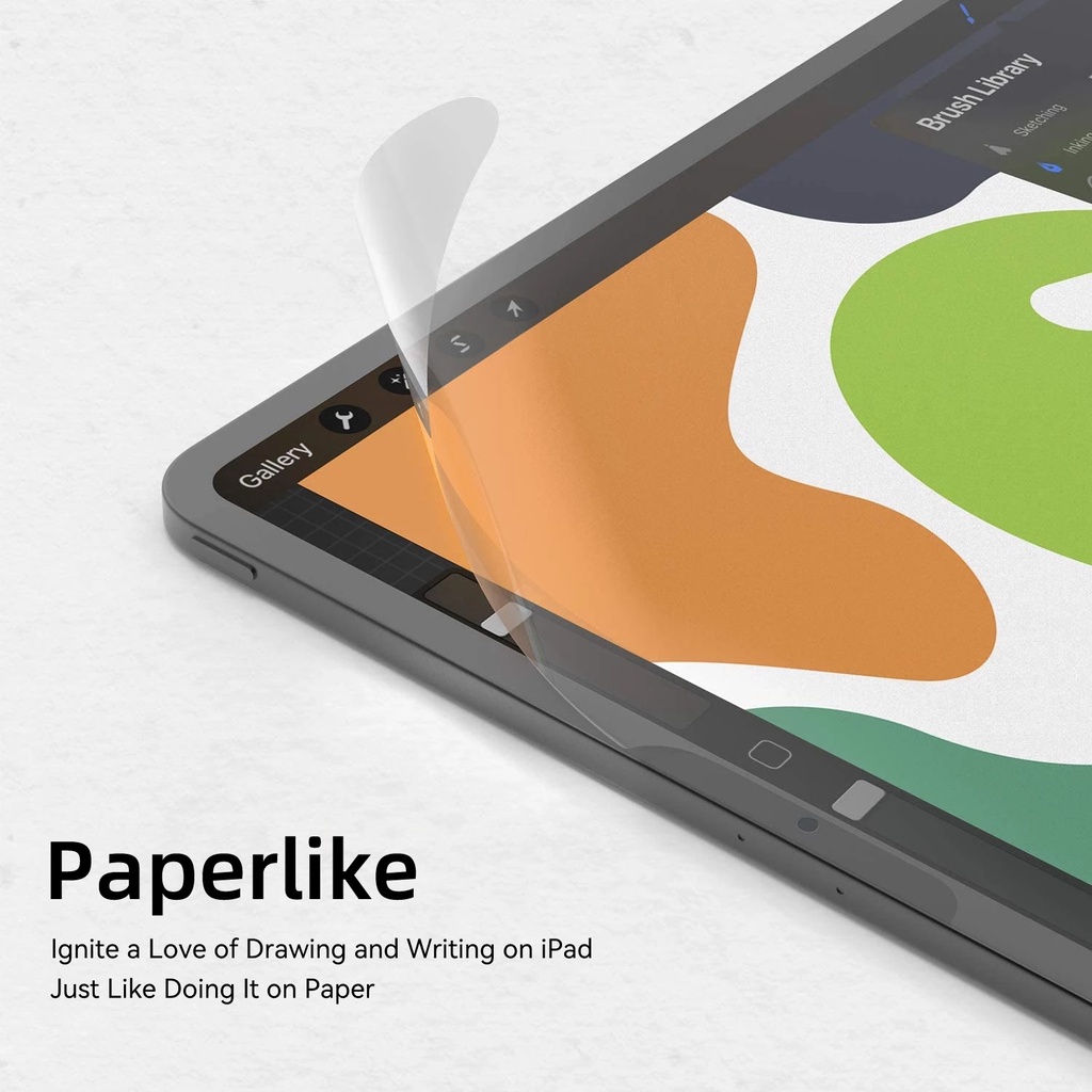 Film Pelindung Layar Bahan Kertas Matte Untuk Iphone Ipad Mini 1 / 2 / 3 / 4 / 5 / Pro 12.9 Inch