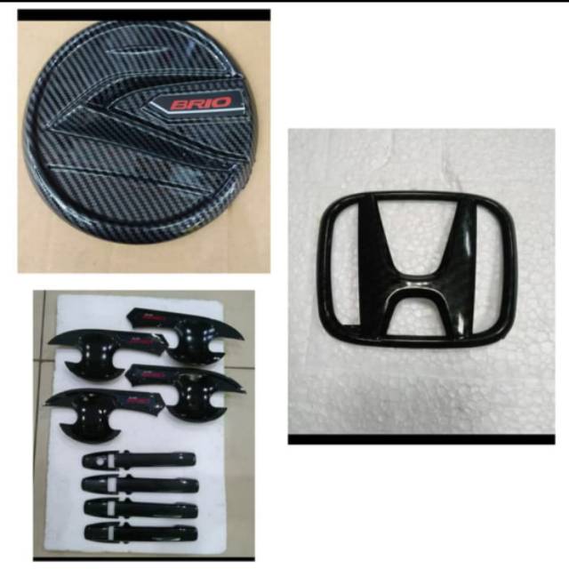 Paket outer+ handle,tank cover, logo H all new Brio carbon