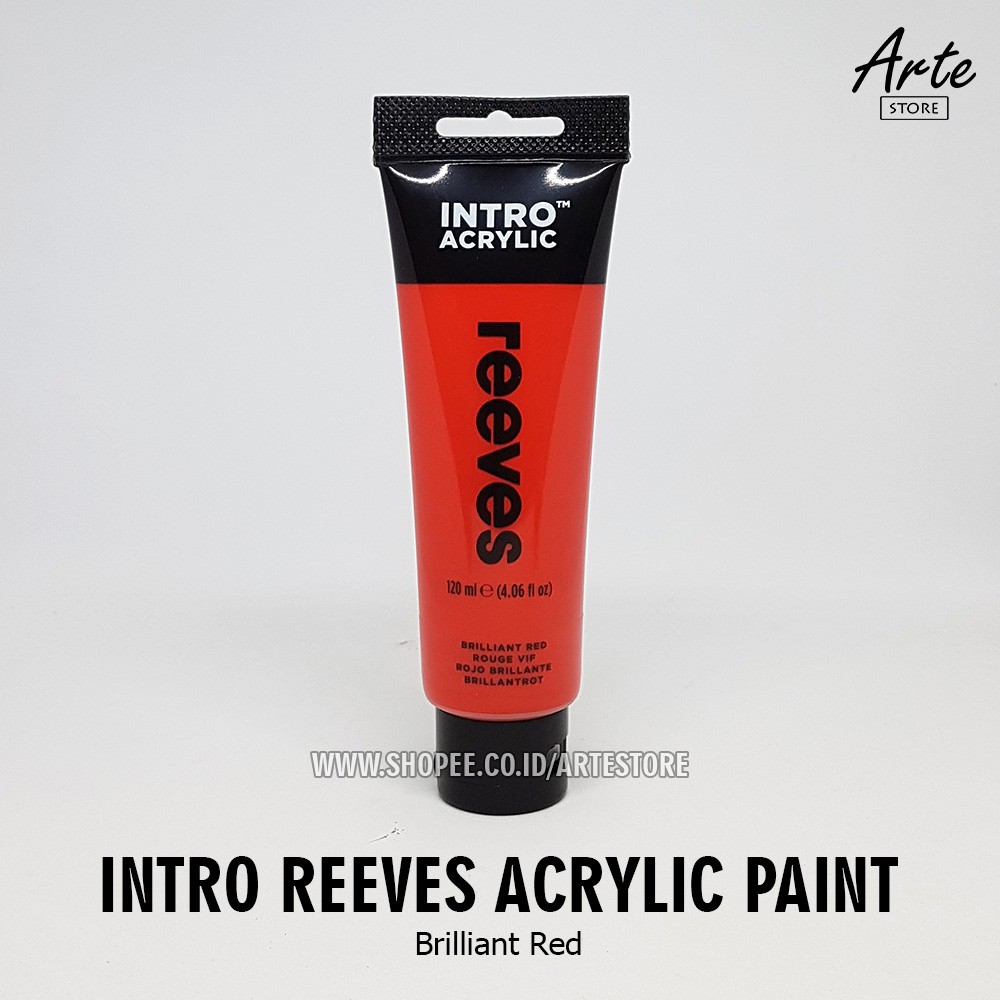 Cat Acrylic Intro Reeves Brilliant Red 100 ml