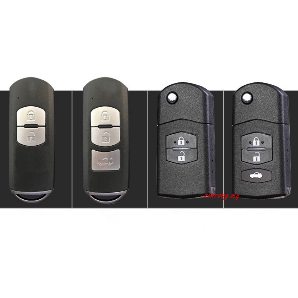 Casing Kunci Remote Mobil Keyless Bahan Kulit Untuk Mazda CX-30 CX-8 Mazda3 CX-3 CX-9 Mazda6 CX-5