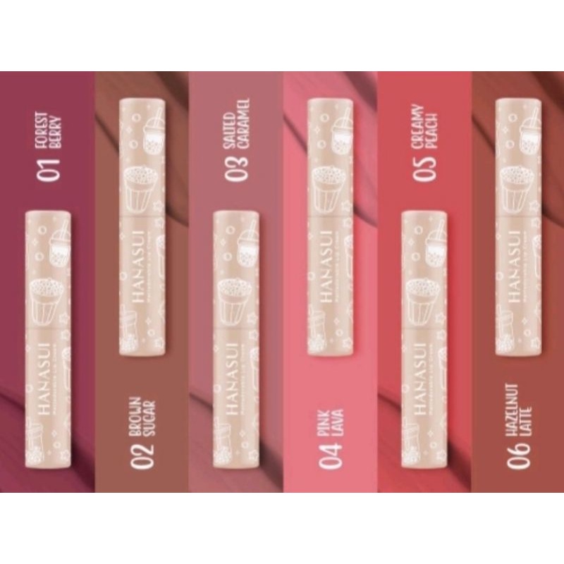 Hanasui Lip Cream Boba Edition 05 Creamy Peach