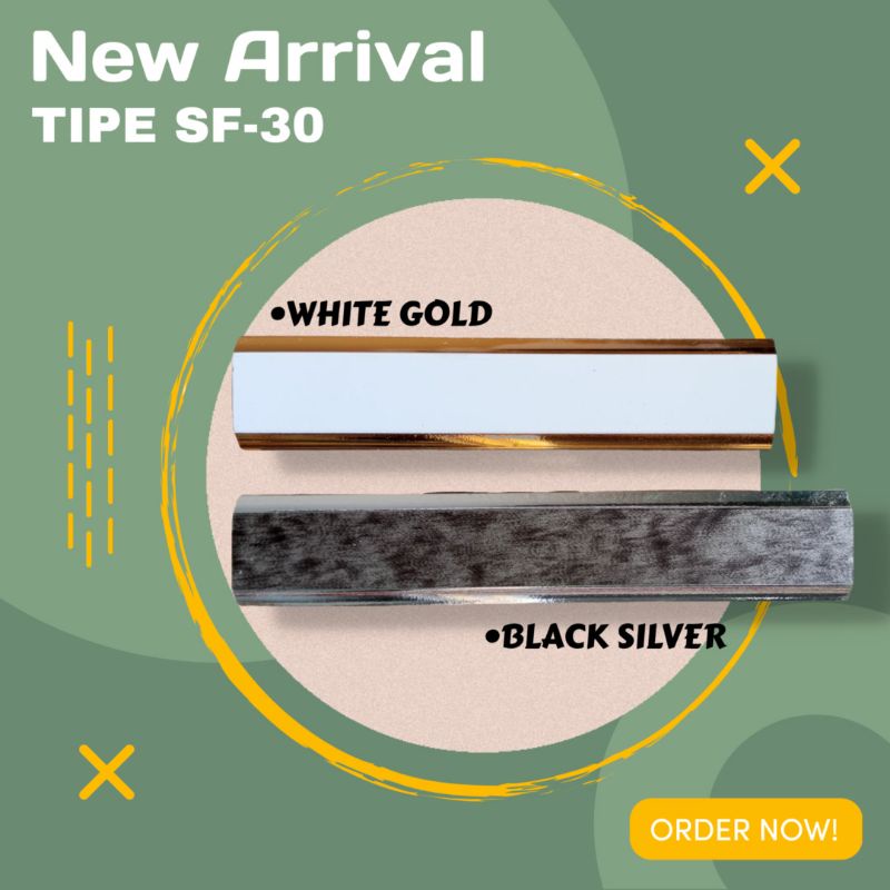 BATANGAN PIGURA TYPE SF 30 PANJANG 3 METER//BATANGAN ECER// LIS PLAVON// LIS PVC //LIS PROFIL