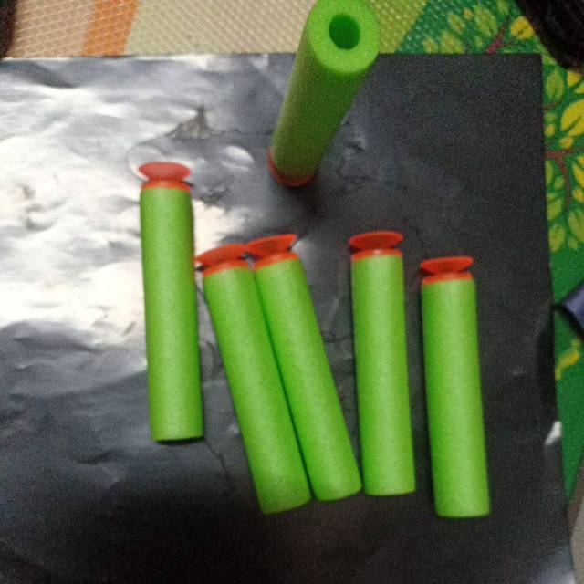 Refill senapan soft bullet peluru busa karet- isi peluru pistol nerf airball