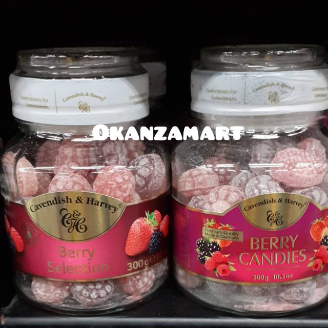 

Cavendish & Harvey Candies Jar Dua Varian 300gr