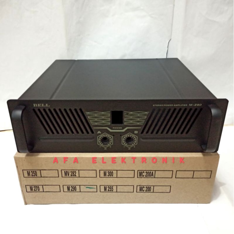 Box Power Amplifier Stereo BELL M290