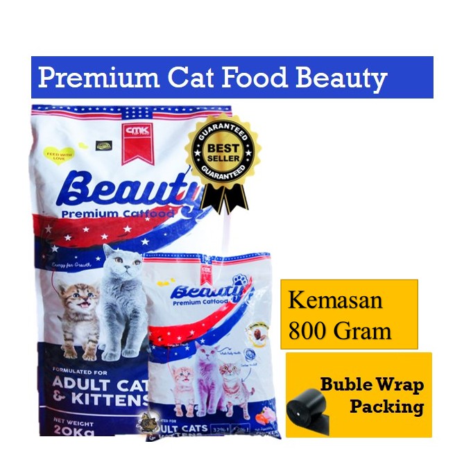 Jual Toko Semar Makanan Kucing Beauty Catfood Premium Original Repack Gram Semua Usia