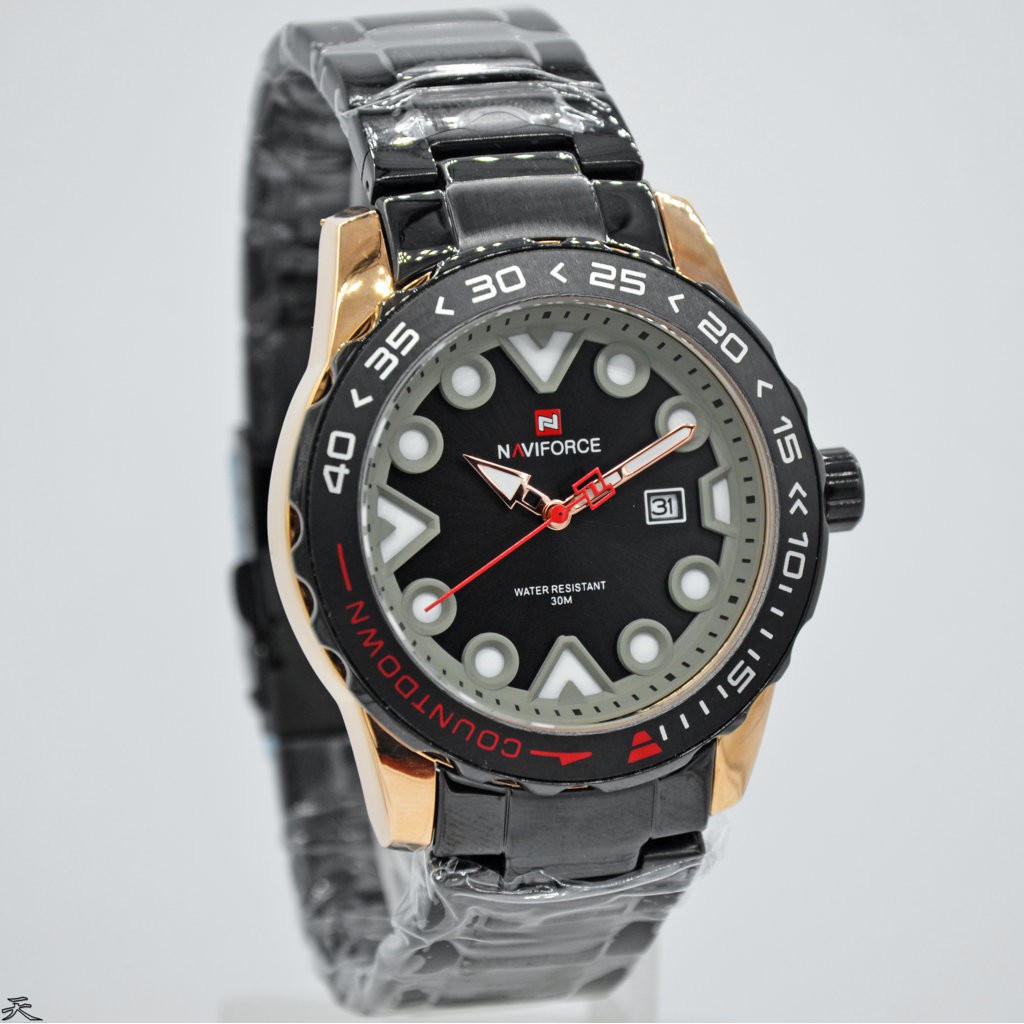 Naviforce Stainless Tanggal - Jam Tangan Pria - 9178 - Original