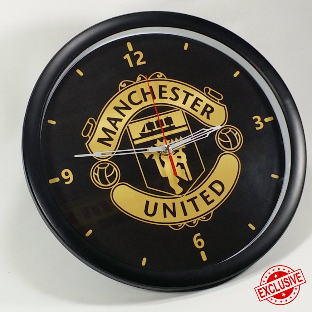 (ISTIMEWA BOSSQUE) JAM DINDING CUSTOM MU GOLD