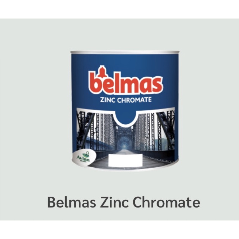 Jual Cat Belmas Zinc Chromate / Cat Dasar untuk produk berbahan besi atau baja / Cat dasar papan