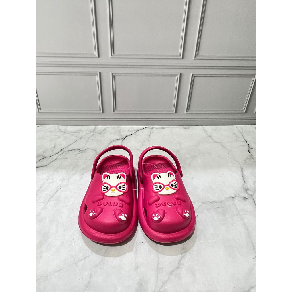 DX-378E-CAT Sandal Baim Karet Anak Perempuan Karakter Kucing Merek Dulux Size 20-25