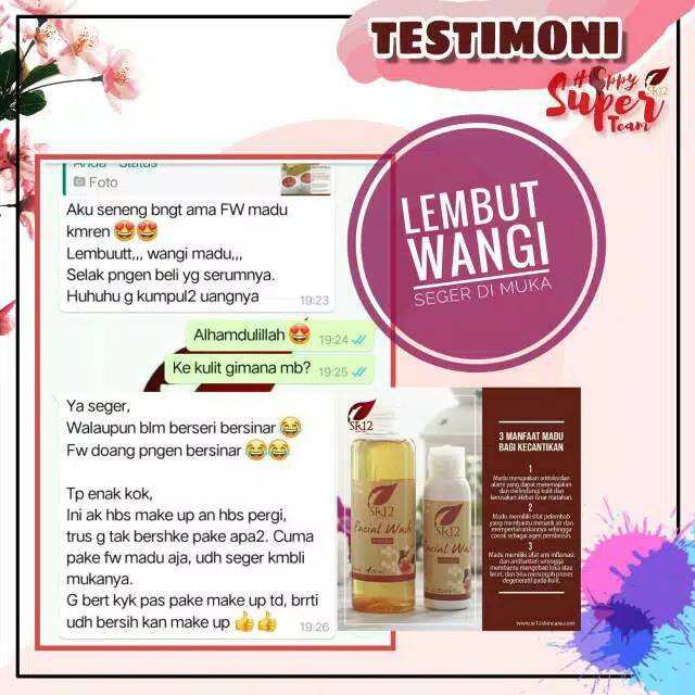 SR12 FACIAL WASH HONEY MADU / SABUN MADU CAIR / SABUN KULIT BERMINYAK / SABUN PENCERAH WAJAH BPOM