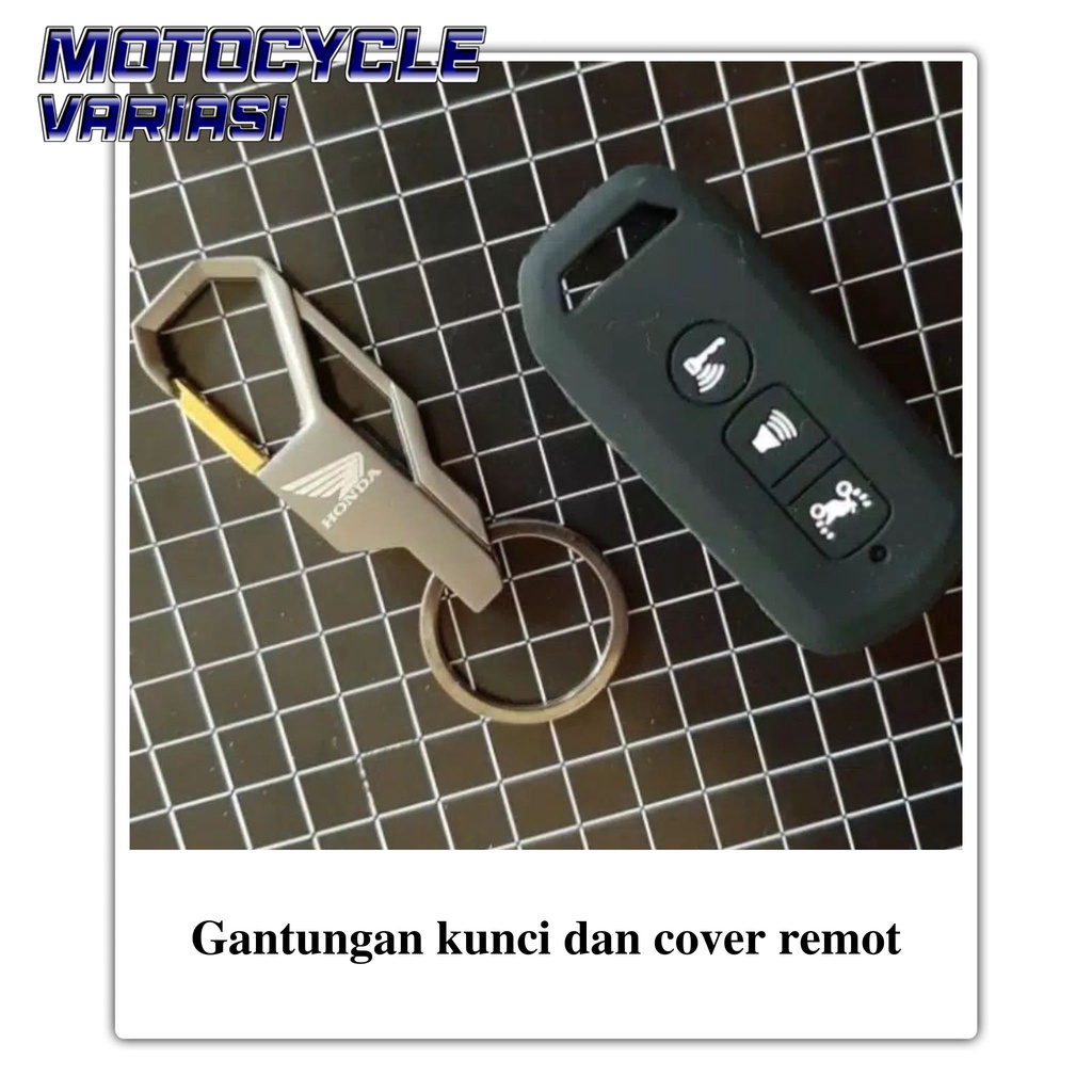 Paket gantungan kunci dan cover remot honda ADV 150 dan PCX 150