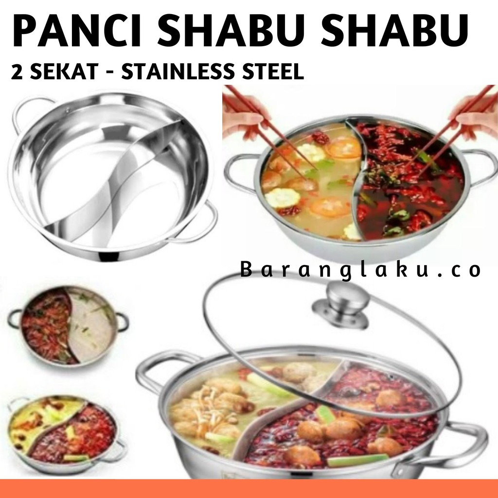 PANCI SHABU SHABU 2 SEKAT / HOT POT PANCI STEAMBOAT / HOT POT SUKI SHABU / IYN-057ST