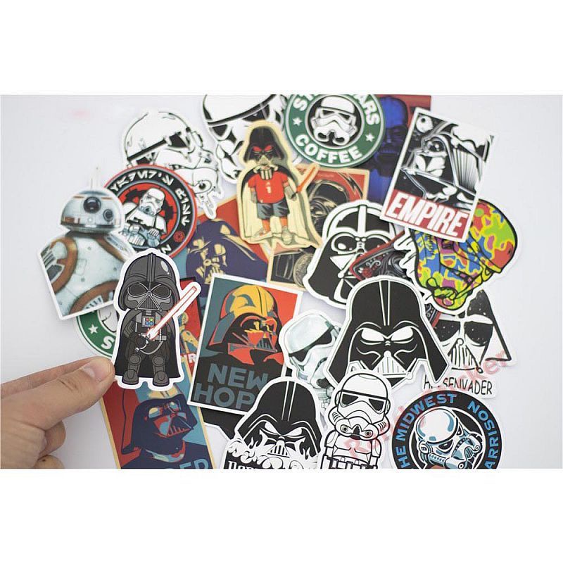 

STIKER STAR WARS ISI 25 PCS STARWARS STIKER MAINAN ANAK