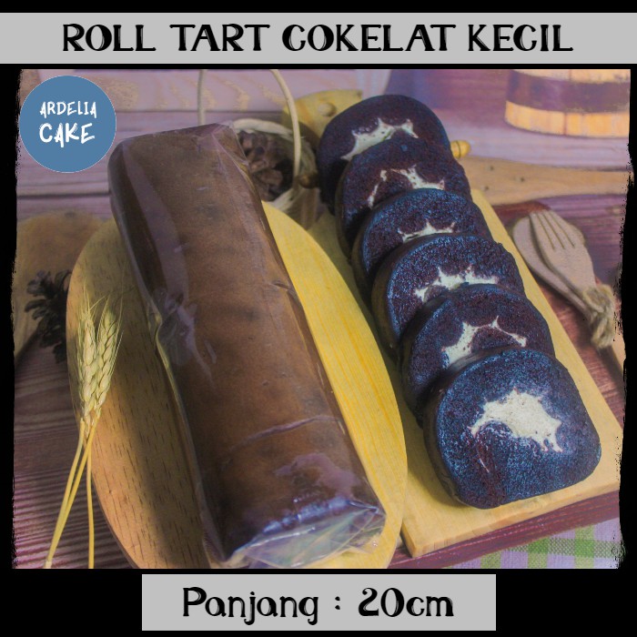 

Roll Tart Kecil | Rasa Cokelat & Kuning Selai Strawberry | Bolu Gulung Harum dan Lembut