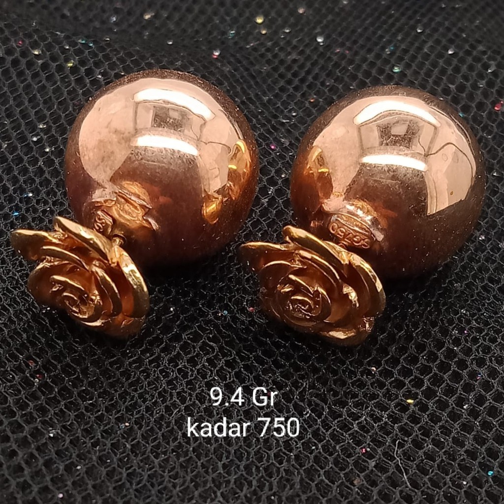 Anting Emas 17K - 9.4 Gr Kadar 750 - 1077