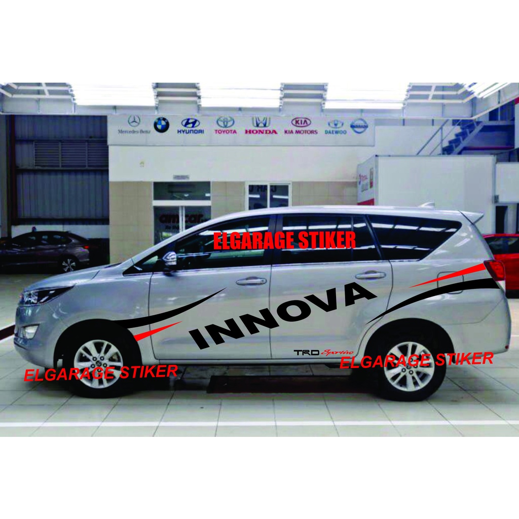 Stiker mobil innova stiker mobil kijang innova stiker body mobil innova cutting stiker innova