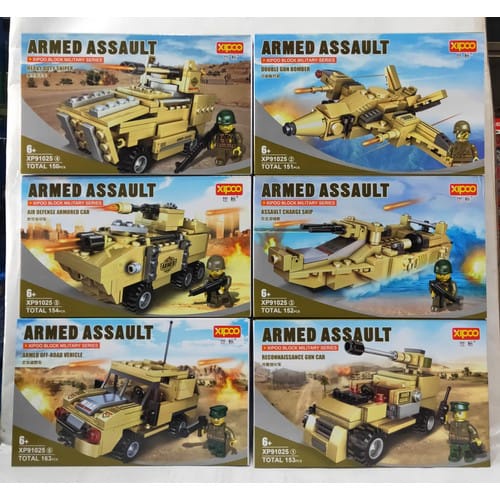 LEGO SEMBO ARMED ASSAULT XP91025 / MAINAN ANAK LAKI LAKI / LEGO MOBIL TENTARA MILITER TANK,MOBIL TEM