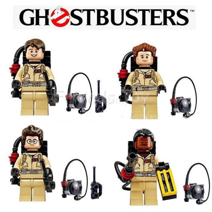 Ghostbusters Set (4 pcs) Minifigure Lego KW XINH