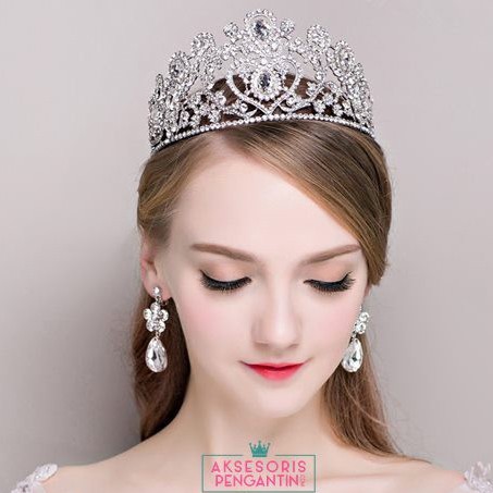 [SIAP KIRIM] CROWN WEDDING AKSESORIS PENGANTIN WANITA MAHKOTA BRIDAL MPM012