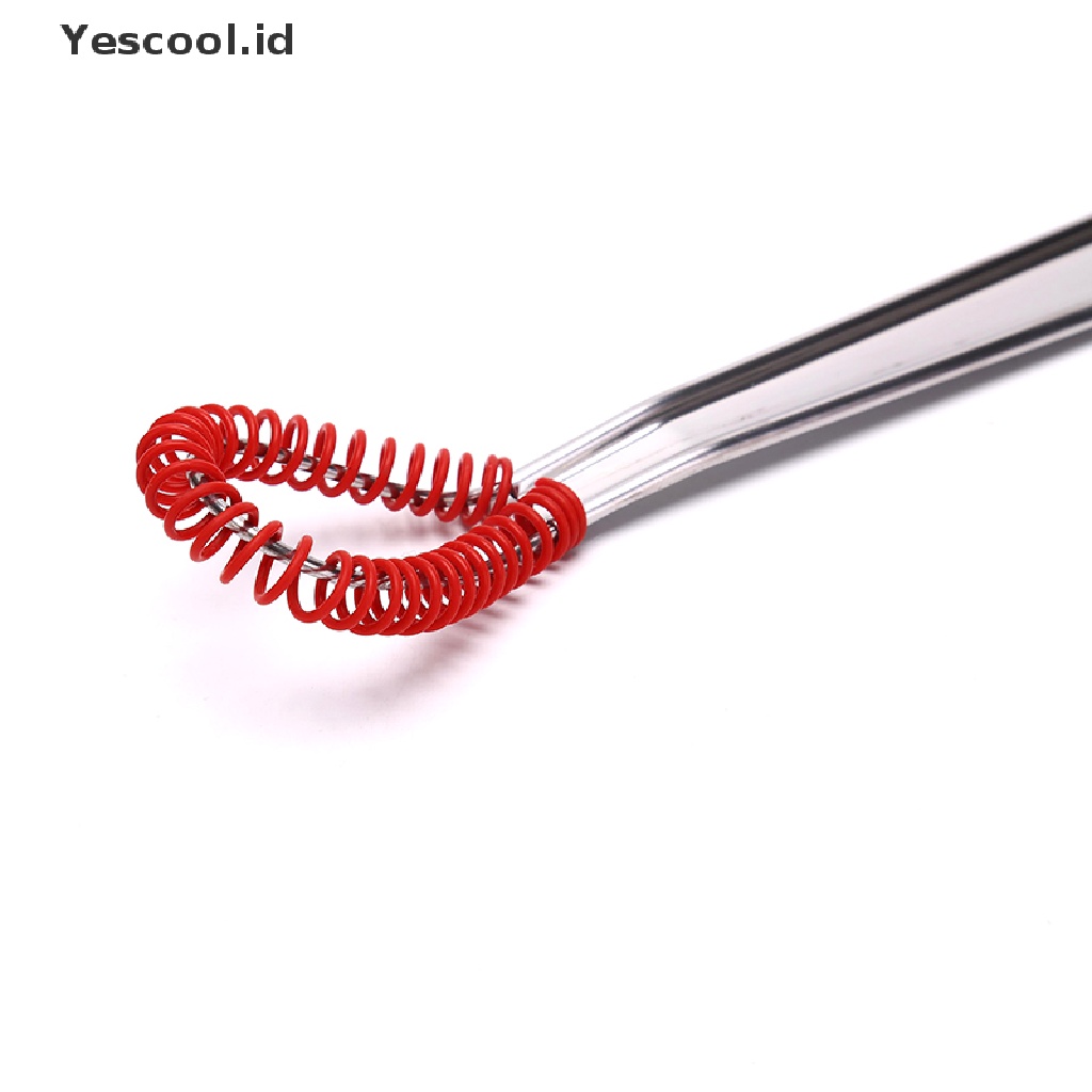 【Yescool】 Mini Egg Whisk Stainless Steel Beater Handheld Milk Frother Foamer Coffee Mixer .