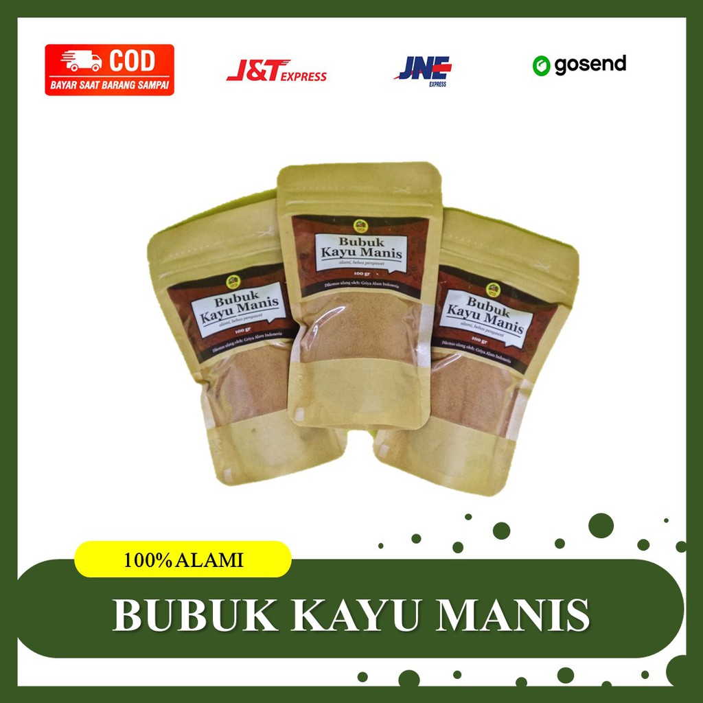 

Kayu Manis Bubuk atau Bubuk Kayu Manis Murni Ground Cinnamon Rempah - JSR Premium Quality