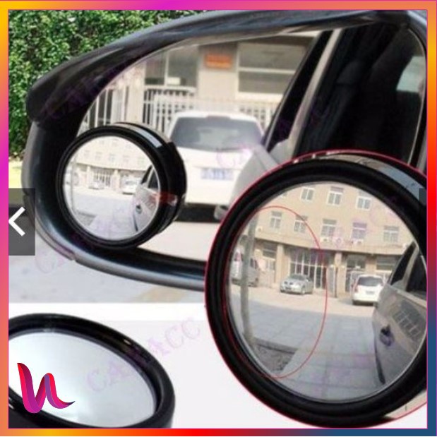 Kaca Spion Mini Mobil Motor Model Blind Spot Miror Import Bentuk Bulat Cembung 360 angle