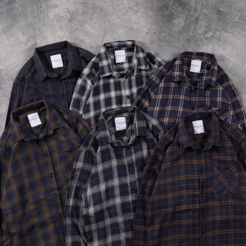 [N00468] FLANNEL SHIRT / KEMEJA FLANNEL