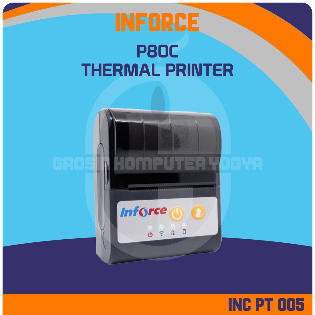 Inforce P80C 80mm Bluetooth Support MOKA Paytren Thermal Printer Kasir