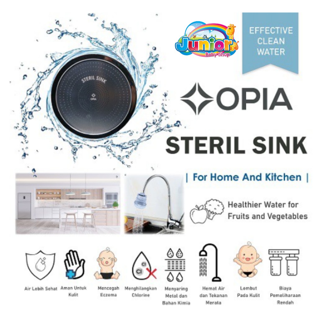 Opia Kitchen Sink Filter Head Set