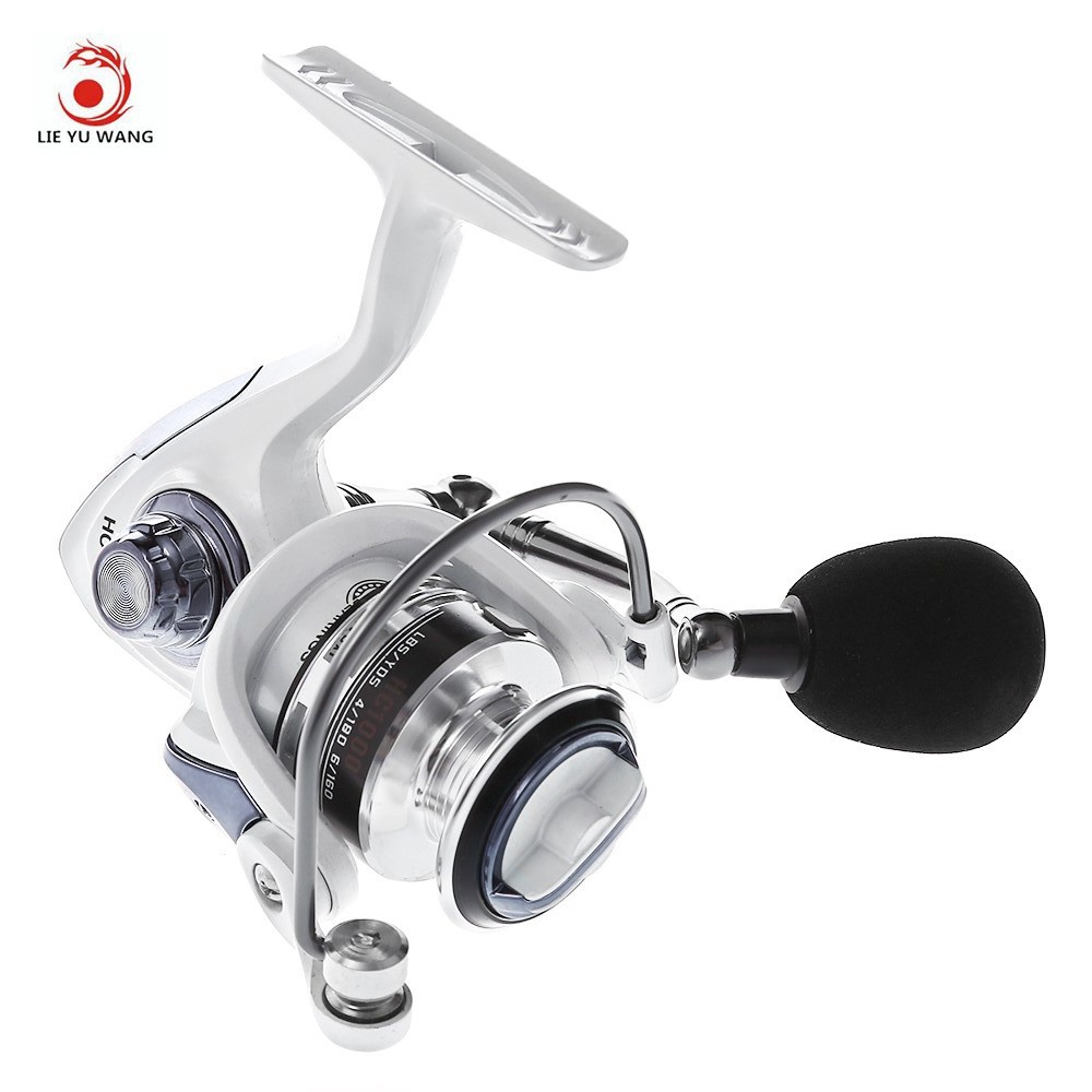 LIEYUWANG HC2000 Reel Pancing Spinning 13 Ball Bearing Gear - White