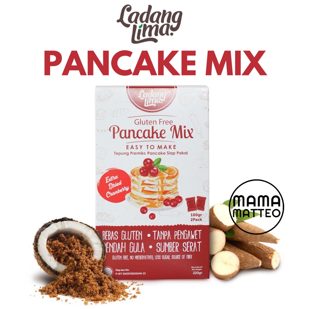 Ladang Lima Pancake Mix Cranberry Bandung / Tepung Pancake Instant / BANDUNG