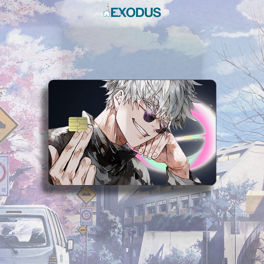 

Jujutsu Kaisen Hologram Skin / Sticker kartu ATM v.5