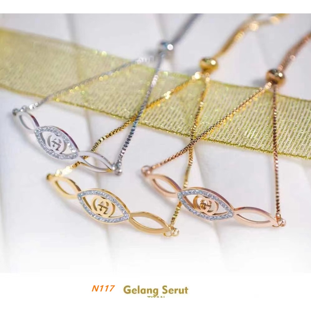 Gelang Serut Perhiasan Titanium N116-118