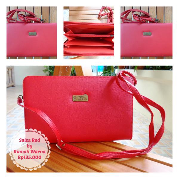 Dompet Rumah Warna Salsa