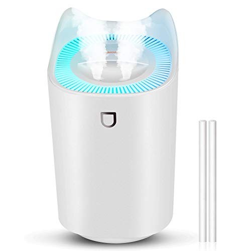 Air Humidifier Double Spray Aromatheraphy Humidifier Proyektor Jumbo Aroma Diffuser