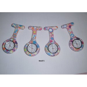 Jam Saku Perawat dan Tenaga Medis - Silikon Motif 5