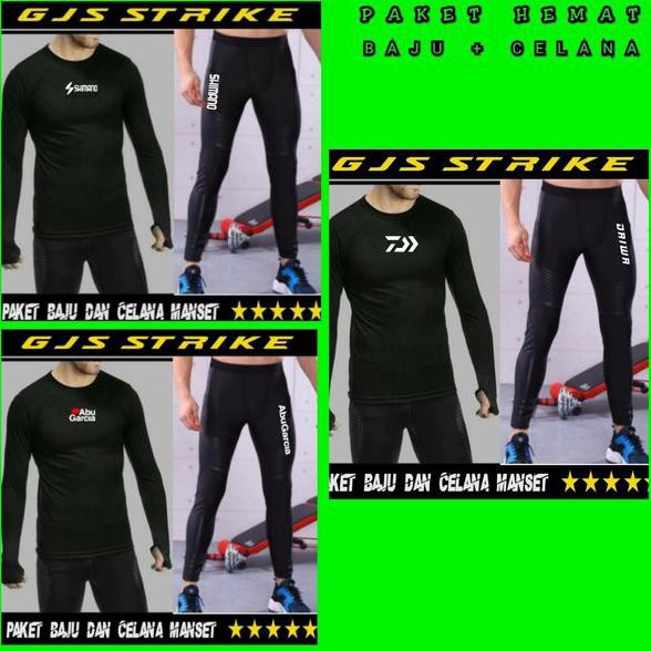 Baju celana mancing daiwa - jersey mancing