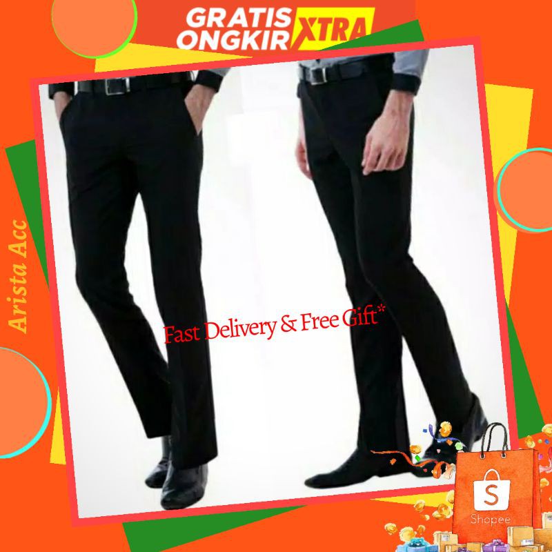 Celana Kerja Pria Slimfit / Celana Formal kerja / Celana Harian Kerja / Celana Bahan Untuk Kerja